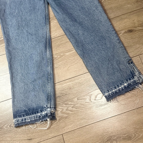 We The Free Lita Light Wash Distressed High Rise Slim Leg Jeans - Picture 14 of 15